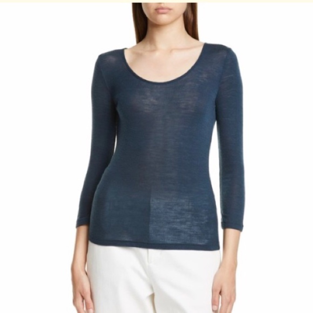 Vince 3/4 sleeve wool sweater
